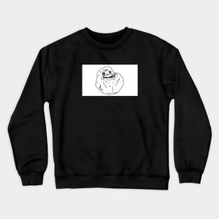 Forever Alone Meme Crewneck Sweatshirt